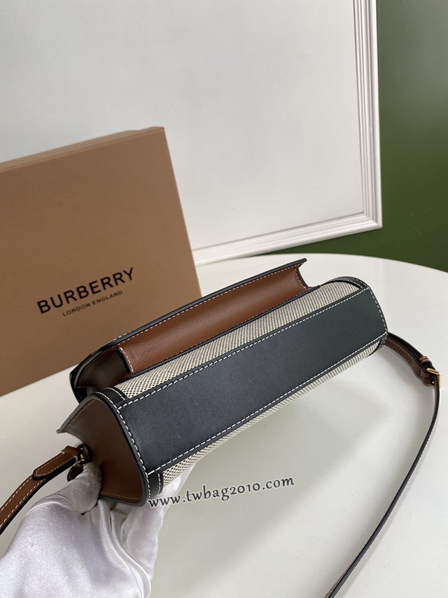 Burberry專門店新款小號撲克包 巴寶莉帆布托特包手提肩背女包 yxb1092